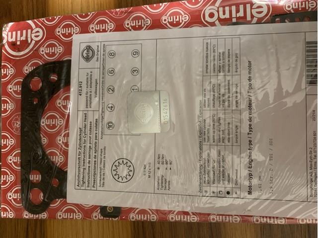 ELRING 412912 Прокладка головки блока цилиндров (ГБЦ) в наличии Украина