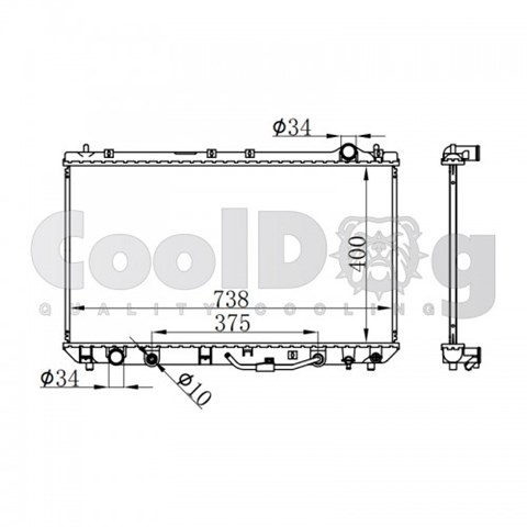 Радиатор CLD0092 CoolDog