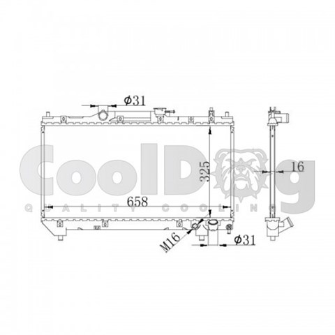 CoolDog CLD0219 Радиатор в наличии Ровно