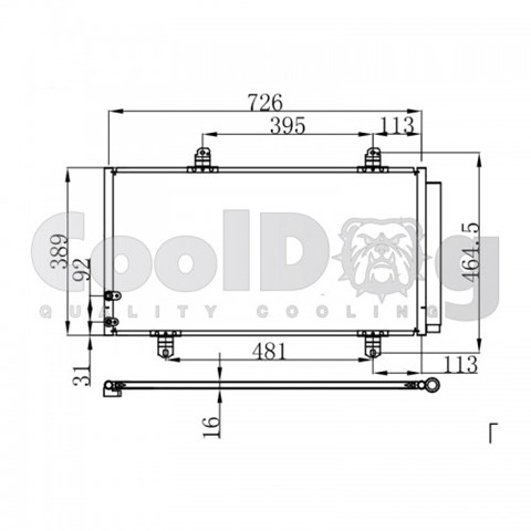 Конденсер CLD4002 CoolDog
