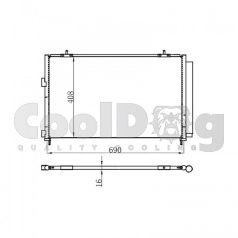 Радиатор кондиционера CLD4009 CoolDog