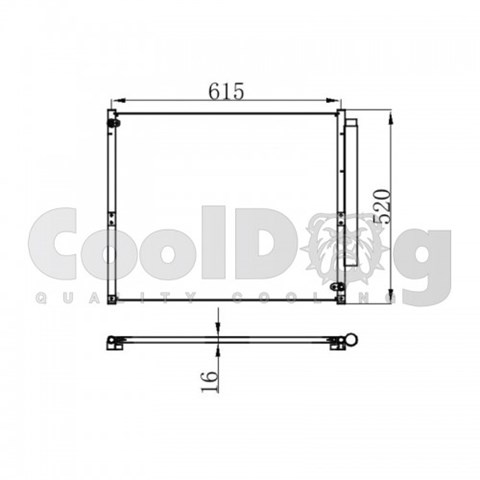Радиатор охлаждения кондиционера CLD4027 CoolDog