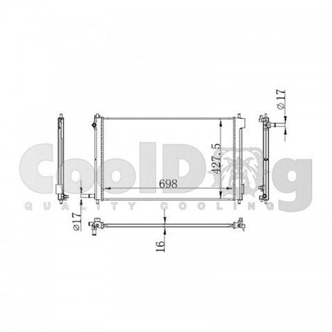 Интеркулер CLD8001 CoolDog