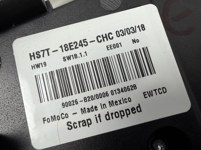 FORD HS7T18E245 Блок управления режимами отопления/кондиционирования в наличии Львов