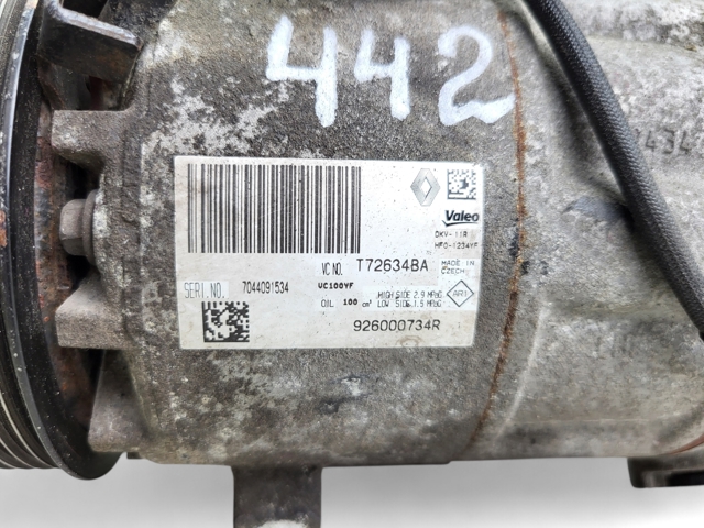 926007741R RENAULT Компрессор кондиционера купить в Тернополь
