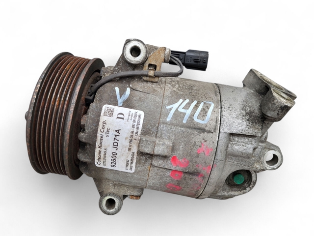 Компрессор системы кондиционирования 92600BB60A NISSAN
