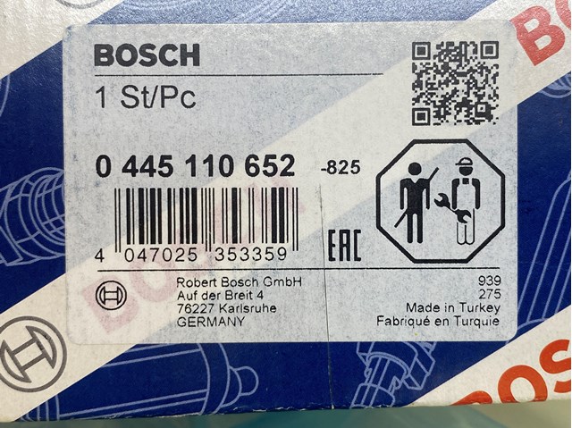 BOSCH 0445110652 Топливные форсунки в наличии Черновцы