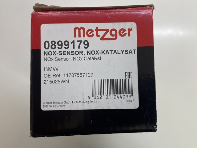 0899179 METZGER Датчик оксидов азота NOX купить в Киев