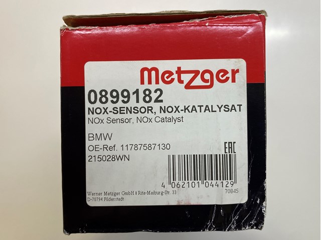 0899182 METZGER Датчик оксидов азота NOX купить в Запорожье