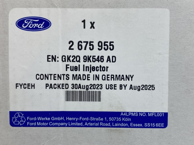 2672673 FORD Форсунка впрыска топлива купить в Винница