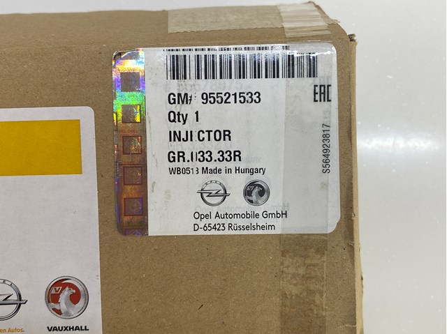 OPEL 95521533 Топливные форсунки в наличии Павлоград