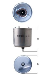 KL788 MAHLE Фильтр топливный купить в Украина
