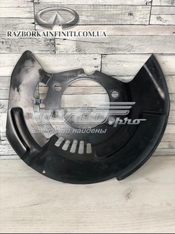 Кожух тормозного диска переднего левого 411613JA0B NISSAN