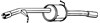 Глушитель выхлопных газов конечный 135109 BOSAL