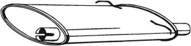 Глушитель задний Вольво 940