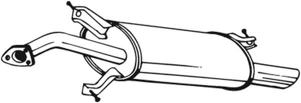 BOSAL 235161 Глушитель задний в наличии Ирпень