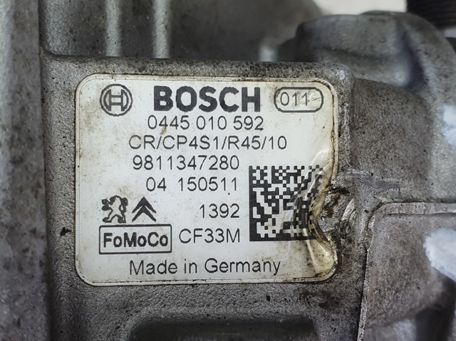 Насос топливный высокого давления (ТНВД) 0445010592 FORD