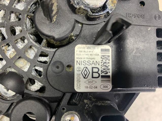 NISSAN 231004BE0A Генератор в наличии Черновцы