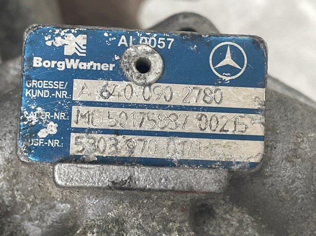 MERCEDES 6400902780 Турбина в наличии Черновцы