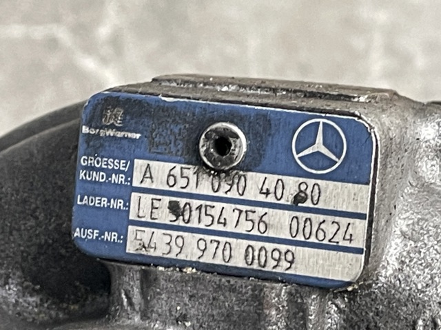 Турбокомпрессор 6510902880 MERCEDES
