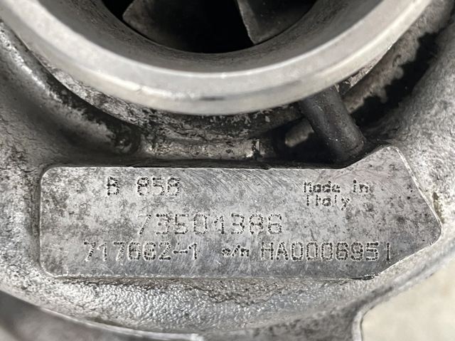 FIAT 73501386 Турбина в наличии Черкассы