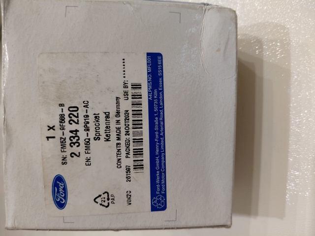 2334220 FORD Шестерня-звездочка ТНВД купить в Ужгород