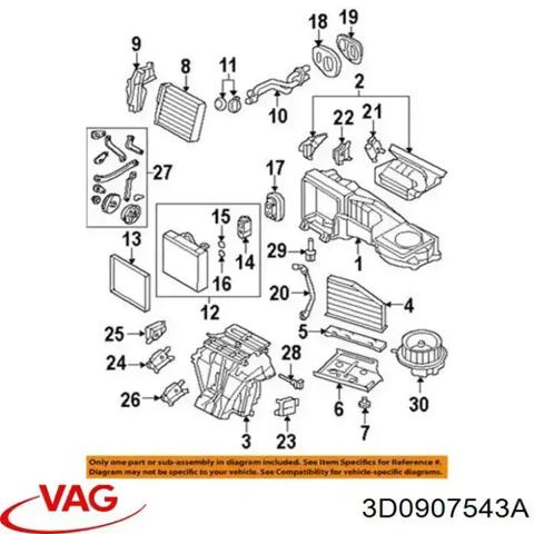 Датчик температуры воздуха в салоне Volkswagen Caddy 3