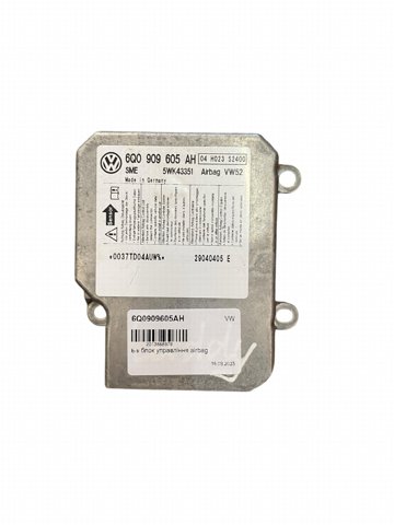 6Q0909605AH VAG Модуль-процессор управления подушкой безопасности (ЭБУ AIRBAG) купить в Черновцы