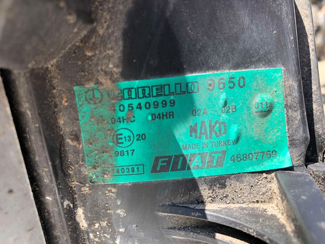 46807769 FIAT Правая фара купить в Киев