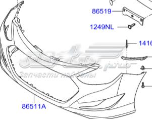 HYUNDAI 865114R000 Бампер передний в наличии Украина