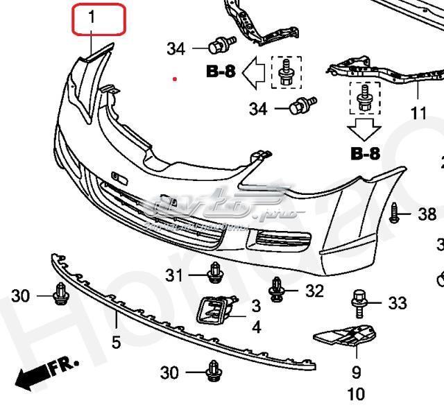 Схема запчастей хонда