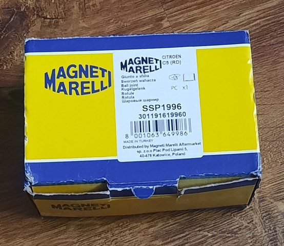 MAGNETI MARELLI 301191619960 в наличии Харьков