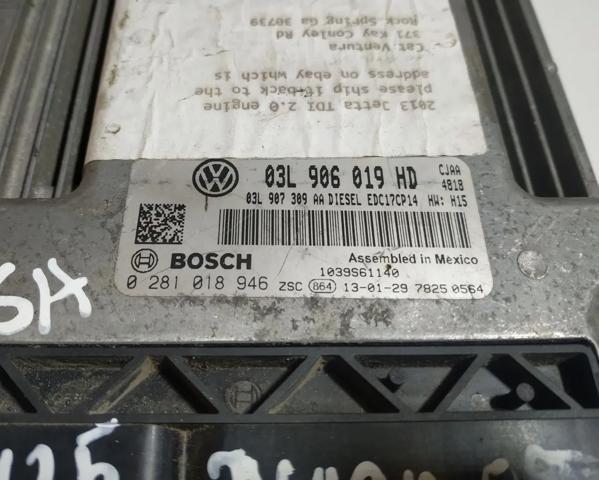 ЭБУ двигателем 03L906019HD VAG