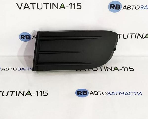 Заглушка, решетка противотуманных фар бампера переднего, левая 1Z0807367B41 VAG