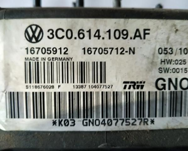Блок управления АБС  3C0614109AF VAG