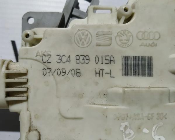 Замок задней левой двери Volkswagen Passat B6