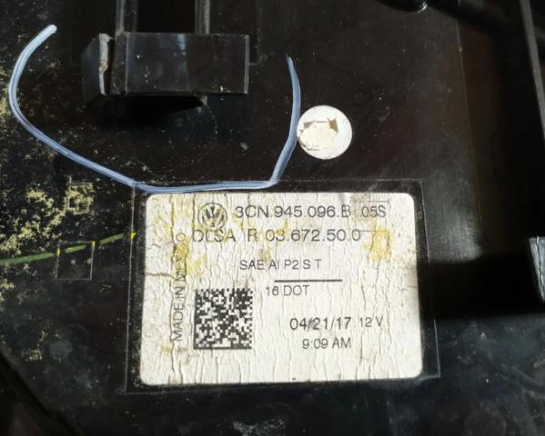 Стоп задний 3CN945096B VAG