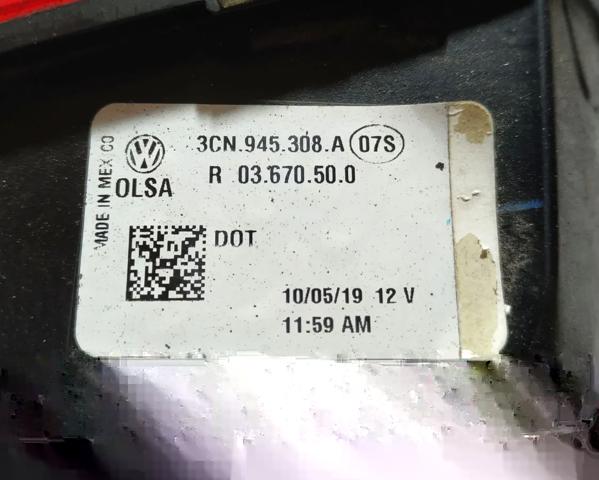 3CN945308A Фонарь задний правый внутренний купить Ирпень
