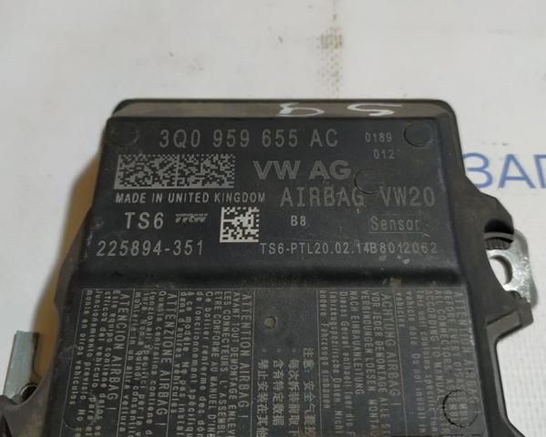 3Q0959655AC VAG Модуль-процессор управления подушкой безопасности (ЭБУ AIRBAG) купить в Днепр