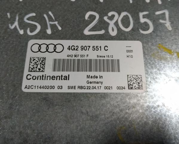 Электронный блок управления двигателем 4G2907551C VAG