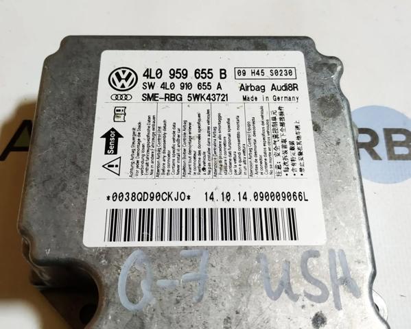 Модуль-процессор управления подушки безопасности 4L0959655B VAG