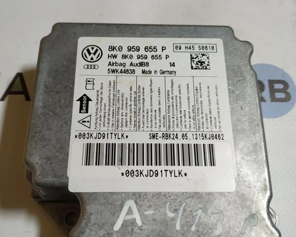 Модуль-процессор управления подушки безопасности 8K0959655P VAG