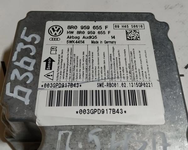 8R0959655F Модуль-процессор управления подушкой безопасности (ЭБУ AIRBAG) купить Полтава