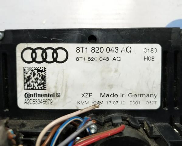 Блок управления печкой 8T1820043AQ VAG