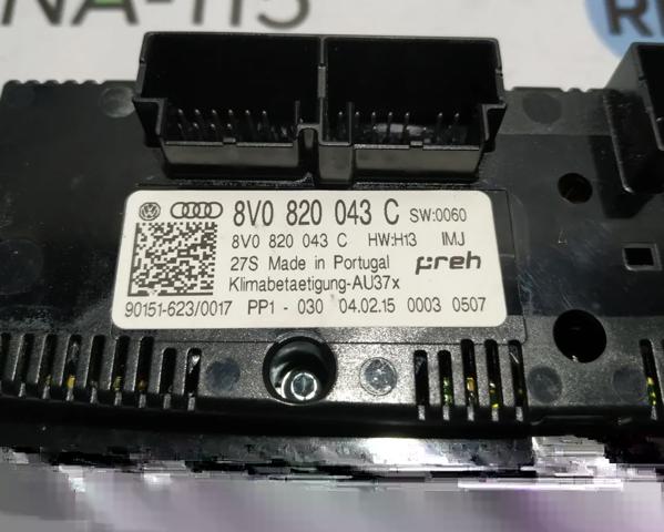 8V0820043C Блок управления режимами отопления/кондиционирования купить Львов