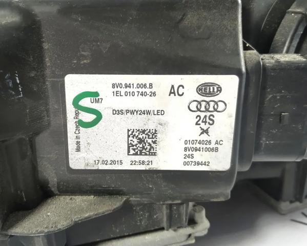 VAG 8V0941044B Фара правая в наличии Львов