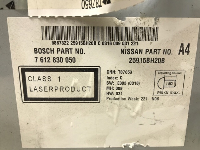 25915BH20B NISSAN Дисплей многофункциональный купить в Одесса