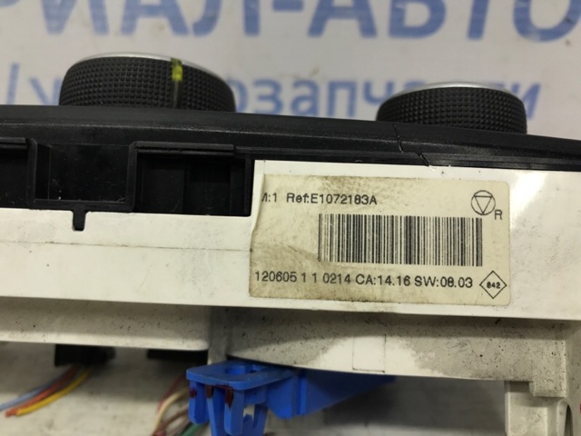 RENAULT 275105840R Блок управления кондиционером в наличии Ровно