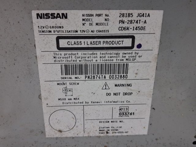 NISSAN 28185JG41A в наличии Винница