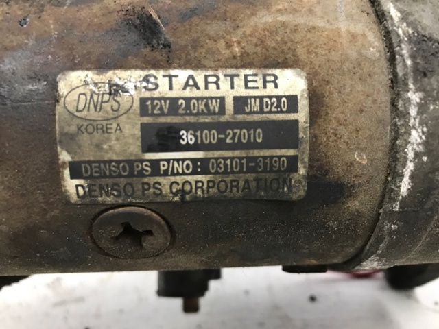 3610027010 HYUNDAI Стартер купить в Харьков